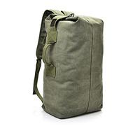 DETECH Large Capacity Travel Climbing Bag Tactical Military Duffel Bag Top Load Double Strap Canvas Backpack