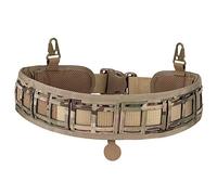 DETECH Tactical Padded Patrol Molle Battle Belt Adjustable Hunting Waist Patrol Belts 1000D High Density Nylon