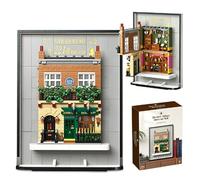 Detective Agency 3D Wall Art Building Blocks Set - 1755PCS City Streets View Frame Bricks Kit, Creative House Display, Home Office Decor Model, DIY Gift Idea for Teen, Adult