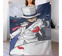 Detective Conan 3D Printed Anime Throw Blanket Flannel Fleece Blankets Plush Lightweight for Boys Girls Toddler Couch Sofa Soft Cozy Personalized Gifts 40x50inch(100x130cm)