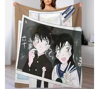 Detective Conan 3D Printed Anime Throw Blanket for Boys Girls Toddler Plush Lightweight Soft Cozy Fleece Throw Blanket,All Season Couch Sofa 70x80inch(180x200cm)