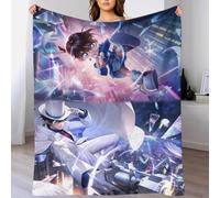 Detective Conan Custom 3D Printed Anime Flannel Blanket,Couch Sofa Bed Super Soft Plush Fleece Throw Lightweight Warm Decorative Blankets for Men Women Kids 70x80inch(180x200cm)