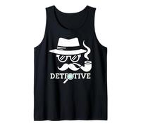 Detective Costume Spy Crime Secret Agent Investigator Tank Top