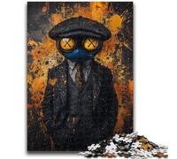 Detective Frog 1000 Piece Jigsaw Puzzles for Teenagers,Challenging Game And Family Play with Fully Interlocking Randomly Shaped Pieces (50x75cm)