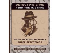 Detective Game - Find the mistake: Unmask the A.I. - Adult Edition | Fun Visual Brain Teasers and Observation Challenges to Train Your Mind and Detective Skills