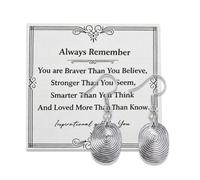 Detective Gift Fingerprint Bracelet with 8mm Black White Volcanic Agate Beads,Detective Bracelet Always Remember Inspirational Card & Blue Box, Police Detective Retirement,Detective Christmas Gift, 5