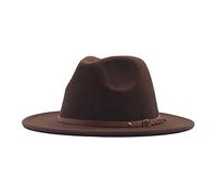 Detective Hat Womens Fedora Panama Wool Belt Classic Hat Buckle Hat Floppy Wide Caps Run Like A Girl Hat