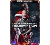 Detective Knight: Redemption movie Metal Tin Sign Poster Decor for Living Room Cafe Decorative Sign for Wall 12x8Inches