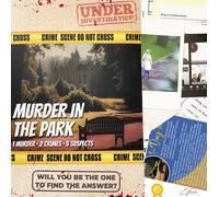 iDventure Detective Stories: The fire in Adlerstein - Crime escape room game - Escape crime game for adults and teenagers - Cold case files for everyone