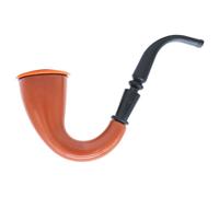 Detective Pipe I Love Fancy Dress Brown 6 Pack