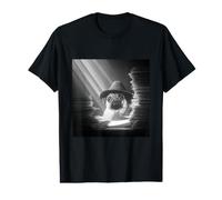 Detective Pug Noir Dog Stacks of Paper Bureaucracy Value Graphic T-Shirt