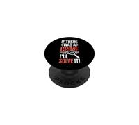 Detective Saying If There Was A Crime Ill Solve It PopSockets Adhesive PopGrip