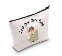 Detective TV Series Lover Makeup Bag Just One More Thing Cosmetic Bag Murder Criminal Movie Gift for Her BFF (Just One More Thing)