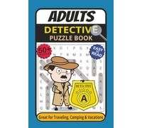 Detective Word Search Puzzle Book: Word Searches with Easy to Read Print about, Detective, Mystery, Crime and More |6x9 inches, 110 pages| 50+ Puzzles ... Gift, for vacation, Holidays and Free Time.