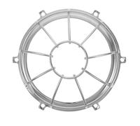 Detector Protective Cover Iron Mesh Cage Guard | Universal Fit, Reduces Damage, Easy Installation, Silver Finish, Ceiling Mounted Use, Homes Offices