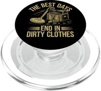 Detectorist Life The Best Days End In Dirty Clothes PopSockets PopGrip for MagSafe