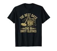 Detectorist Life The Best Days End in Dirty Clothes T-Shirt