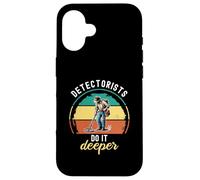 Detectorists Do It Deeper Metal Detecting Treasure Hunting Case for iPhone 16