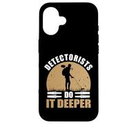 Detectorists Do It Deeper Metal Detecting Treasure Hunting Case for iPhone 16