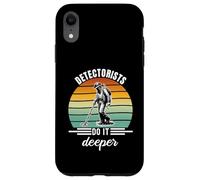 Detectorists Do It Deeper Metal Detecting Treasure Hunting Case for iPhone XR