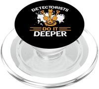 Detectorists Do It Deeper Metal Detecting Treasure Hunting PopSockets PopGrip for MagSafe