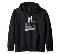 Detectorists metal detecting apparel, dirt fishing Zip Hoodie
