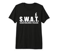 Detectorists Metal-Detectoring SWAT-Treasure Detecting Premium T-Shirt