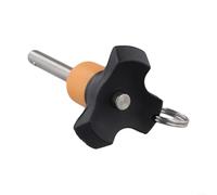 Detent Pin with Quick Release Functionality, Stainless Steel and Thermoplastic Design for Secure Locking (6mm-VCN120-6-30)