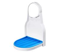 Detergent Cup Holder - 14.2x8.2x1.2cm Fabric Softener Soap Dispenser Drip Tray, Liquid Faucet Bottle Saving Organizer | Laundry Room Sink Shelf Support Station Home Apartment