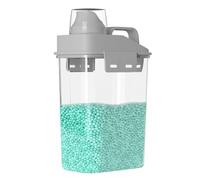 Detergent Dispenser - Laundry Dust Container | Detergent Holder with Lid for Laundry Pods | Fabric Softener Dispenser | Enhancer Bead Dispenser