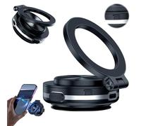 deternuity Maggrip Pro 360 2.0,360° Rotatable Car Suction Phone Mount,Car Electric Suction Cup Vacuum Magnetic Mobile Phone Stand,Powerful Magnetic Phone Holder (Black)