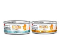 Deterrent Intestinal Cat Diet | Special Nutritional Needs | Various Flavors & Blends | (12x85Gr, 6X Turkey 6X White Fish)