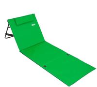 Detex® Folding Beach Lounger with Adjustable Backrest, Green