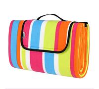 Picnic Blanket Multicoloured 195x15m with Handle