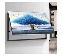 Detive Fuse Box Cover Cuit Breaker Panel Art Wall-Mounted Fuse Box Enclosure Meter Hiding Cabinet Cover (E 100x50 cm / 39.4x19.7 in)