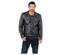 Detlev Louis DL-JM-3 Leather Jacket black size 56