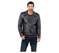 Detlev Louis DL-JM-3 Leather Jacket men Black, 56