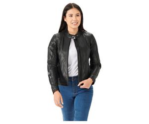 Detlev Louis DL-JW-5 Ladies Leather Jacket women Black, 40
