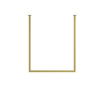 DETMOL Robust metal ceiling-mounted bridal gown rack for clothes, coats, skirts, shirts and sweaters - the perfect storage solution for retail (80 x 150 cm)