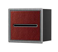 DETMOL Stainless steel bathroom niche waterproof niche storage with tissue box holder, space-saving toilet paper rack for modern bathrooms