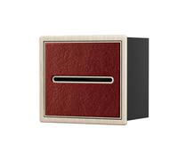 DETMOL Stainless steel bathroom niche with tissue box, waterproof niche shelf for organized space