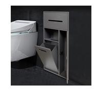 DETMOL Stainless steel shower niche, waterproof storage niche for shampoo and toiletries, embedded wet room shelf for bathroom and kitchen
