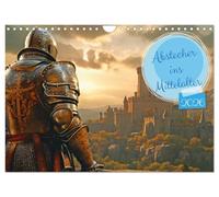 Detour to the Middle Ages UK-Version (Wall Calendar 2026 DIN A4 Landscape), CALVENDO 12 Month Wall Calendar