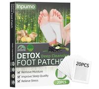 Detox Foot Patches, 20 Pcs Natural Ingredients Detox Foot Patches for Remove Toxins Deep Cleansing, Relieve Body Stress, Improve Sleep Quality, Enhance Blood Circulation