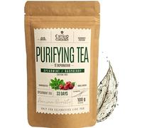 Detox Spearmint Tea with Fennel, Anise & Raspberry | Mint Tea Loose Leaf for Digestion, Liver Detox & Colon Cleanse | Calming & Caffeine-Free Herbal Infusion | Fresh Taste | Camino de Cabras 100g