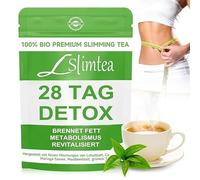 Detox Tea - 28-Day Metabolism Support with Lotus Leaf, Moringa & Green Tea - Natural Digestive Aid, Vegan & Allergen-Free, Bloating Relief - Green Helper