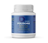 Detoxify Polisorb Digestive Tract Cleanse - Silicon Dioxide Detox Drink for Gut Health, Stomach Comfort & Cleansing, Mixes with Water, Juice, Tea - Family-Friendly, 2 Tbsp Serving for Adults