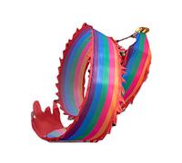 DETPWVWB Dragon dance streamers, flowing silk dragons, Chinese Folk Festival Celebration Equipment Playing Entertainment rave accessories(Rainbow Dragon,10m/33ft)