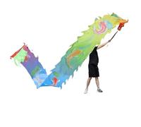 DETPWVWB Dragon dance streamers, flowing silk dragons, For Spring Festival Elderly Fitness & Entertainment Equipments Folk Toys rave accessories(Colourful,8m/26.2ft)
