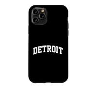 Detroit Arch Vintage Athletic Sports Fan USA Dark Case for iPhone 11 Pro